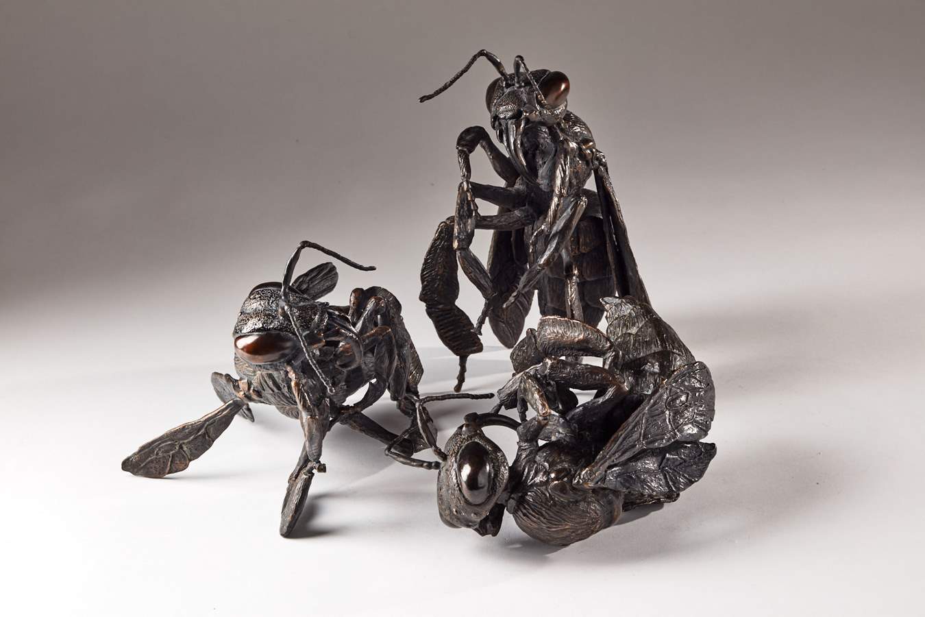 Kasper sculpteur _Abeilles_ bronze