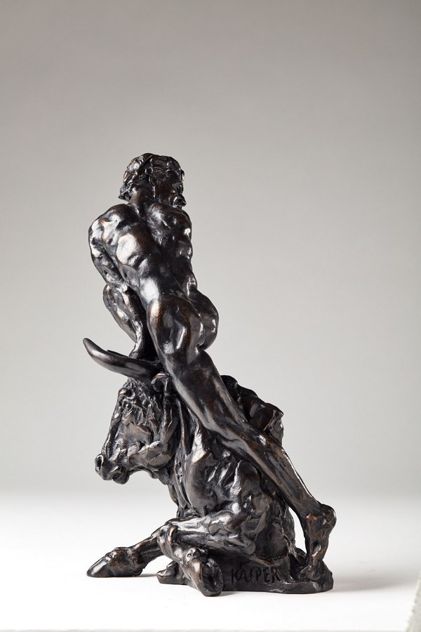 Kasper sculpteur _L'Arène_ bronze