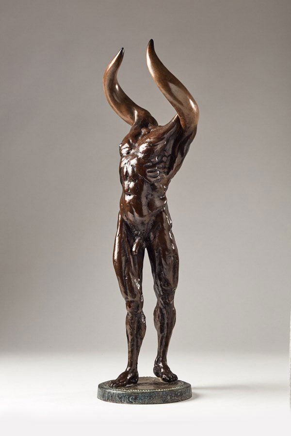 Kasper-sculpteur-_Minotaure_-bronze