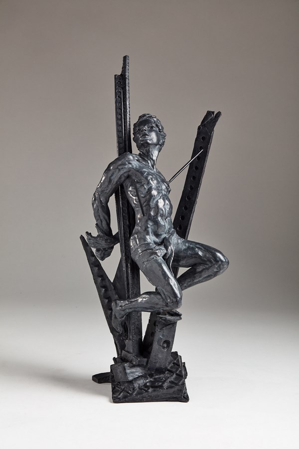 Kasper sculpteur _Saint Sébastien_ bronze